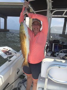 A solo angler fishing in Florida