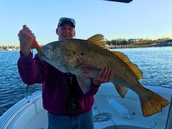 Angler catching a fish in Florida
