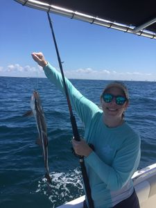 Angler with a single fish caught in FL