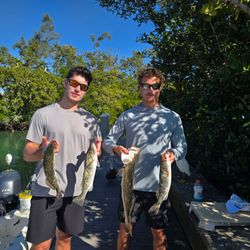 4 spotted weakfish caught while fishing in FL