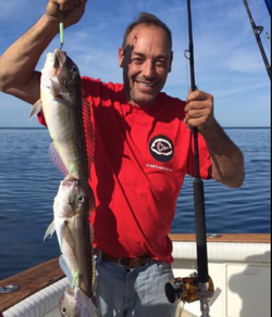 A person fishing in Freeport