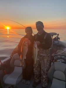 Perfect day for fishing on Lake Erie