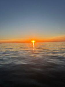 Enjoy beautiful Lake Erie sunsets. 