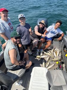 Five people fishing in Cleveland
