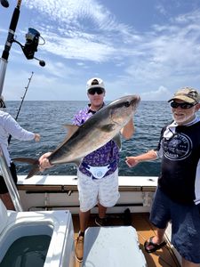 Couple fishing on Pensacola Beach