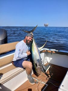 Angler fishing at Pensacola Beach