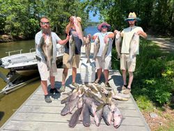 8 fishing rod caught bass in SC