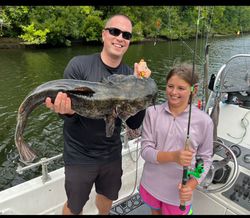 Burbot fish caught by 2 people in SC