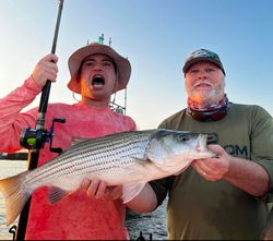 Striped bass catch in Mount Pleasant