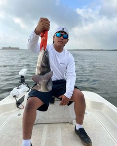 A person fishing in Texas