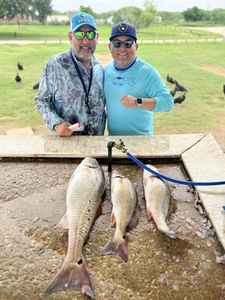 Fishing trip with 3 big fish caught at Elmendorf