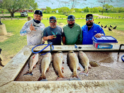 5 redfish caught on fishing trip in TX
