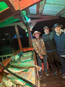 2 anglers fishing in Port Mansfield