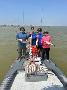 Redfish caught in Port Mansfield