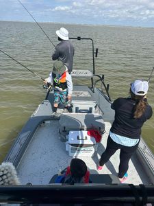 Reeling in joy at Port Mansfield!