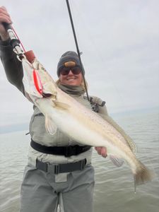 Two people fishing in Rockport