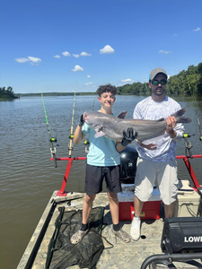 Impressive catch of a blue catfish measuring 26 inches at Rappahannock Academy