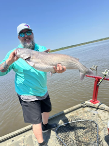 Blue catfish caught at Rappahannock Academy
