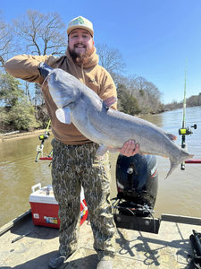Fisherman with a great catch at Rappahannock Academy