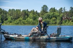 One person fishing in NY