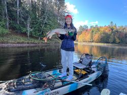 Northern Pike fish caught while fishing in NY