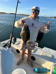 Fishing for a summer flounder in NC
