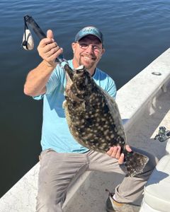 Summer Flounder caught while fishing in Wilmington