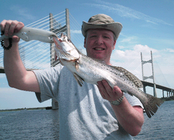 Person fishing in Jacksonville