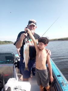 Redfish caught during fishing tour in Jacksonville