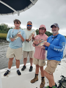 Four anglers fishing in Brunswick