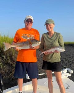 Two anglers fishing in Brunswick, GA