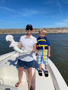Bonnethead shark caught while fishing in GA