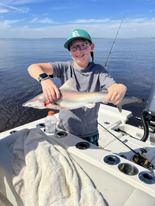 Lone angler fishing in Brunswick