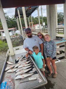Four people fishing in Brunswick