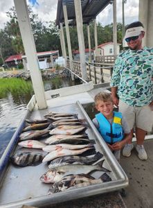 Two people fishing in Georgia