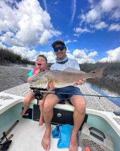A huge redfish caught in GA