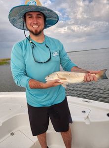 Redfish caught in Brunswick, Florida while fishing