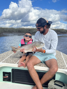 Redfish caught while fishing in Brunswick