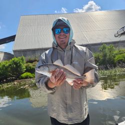 Redfish caught fishing in Brunswick