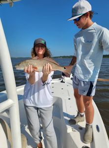 Redfish caught in Brunswick, Georgia