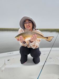 Redfish caught in Brunswick, Georgia