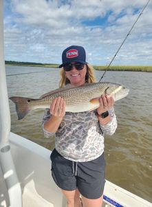 A redfish caught while fishing in GA
