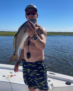 Redfish caught on fishing trip in GA