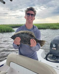 Southern Flounder caught in Brunswick