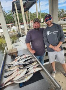 Two people fishing in Georgia