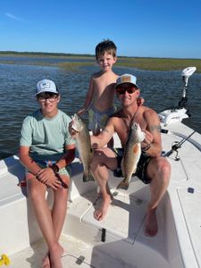 2 redfish caught while fishing in GA