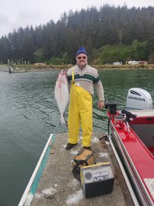 Angler fishing in Oregon