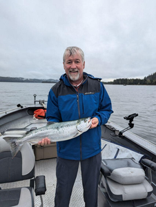 Coho salmon caught while fishing in OR