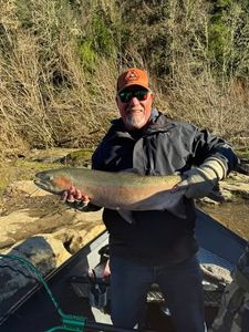 Angler fishing in Oregon