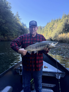 Angler fishing in Oregon